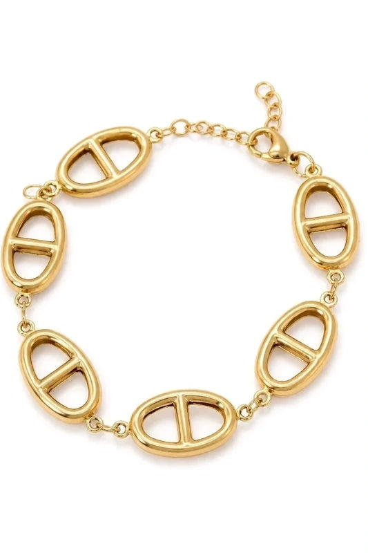 Bracelet Maille Marine – Chic Intemporel