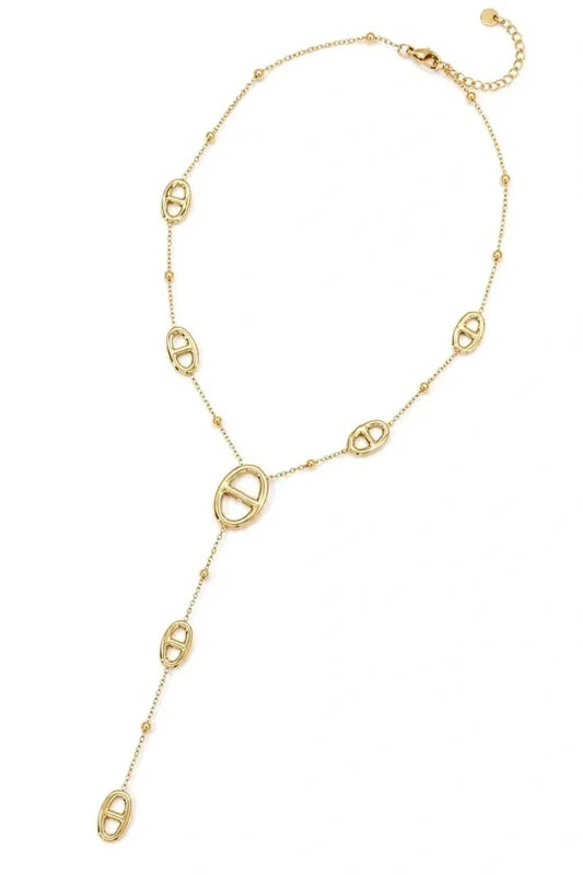 Collier Y Maille Marine – Élégance & Tendance