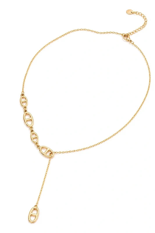 Collier Y Maille Marine – Chic & Féminin