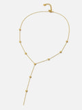 Collier Y cœur en acier inoxydable – pendentif tendance