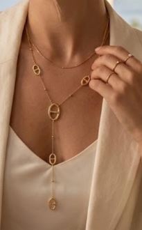 Collier Y Maille Marine – Élégance & Tendance