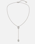 Collier Y Maille Marine Zircon en Acier Inoxydable