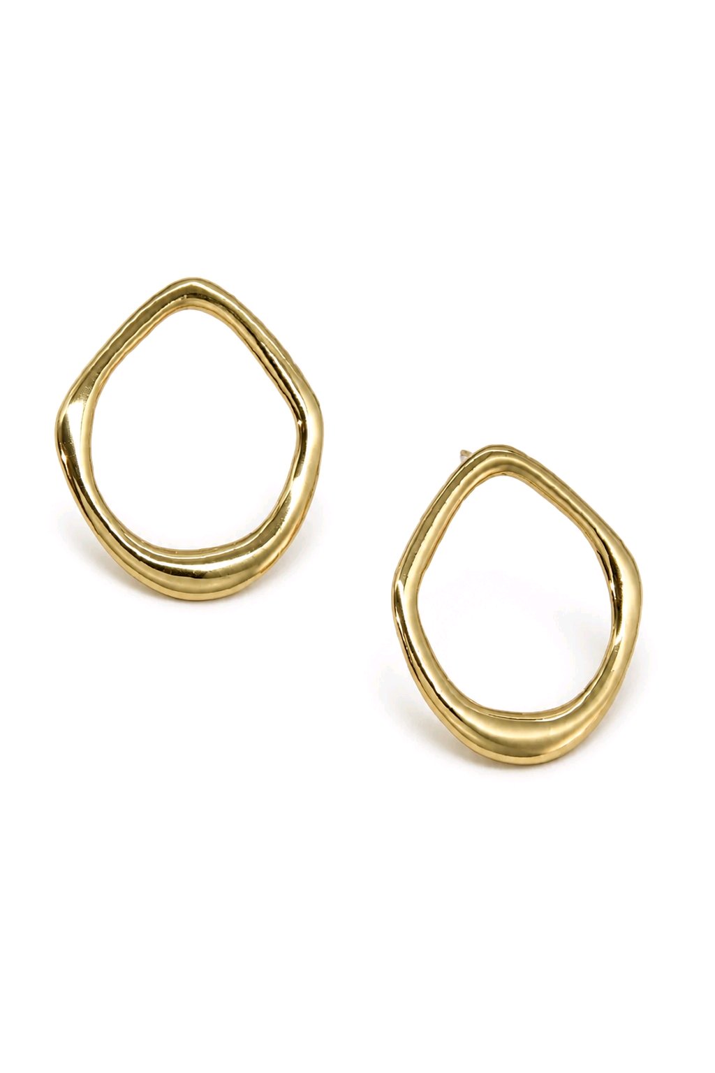 Boucles d’Oreilles Goutte Moderne – Acier Inoxydable