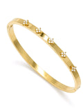 Bracelet Jonc Strass en Acier Inoxydable – Élégance Scintillante