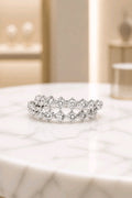 Bague ajustable en argent 925 FLORA
