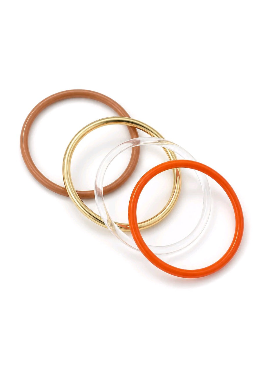 Lot de 4 Bracelets Résine Colorés