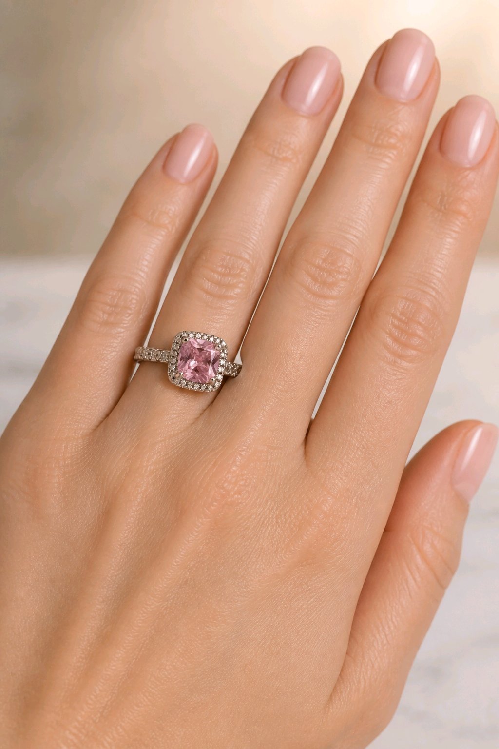 Bague ajustable en argent 925 CLARA
