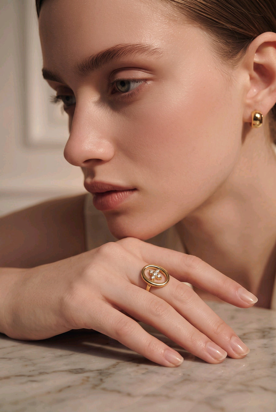 Bague ajustable en acier inoxydable