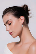Boucles d’Oreilles Étoile Strass – Acier Inoxydable