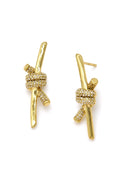 Boucles d’oreilles Nœud Noué Acier Inoxydable