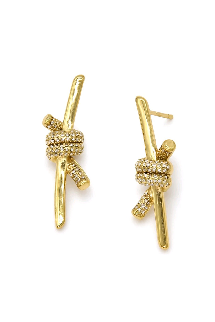 Boucles d’oreilles Nœud Noué Acier Inoxydable